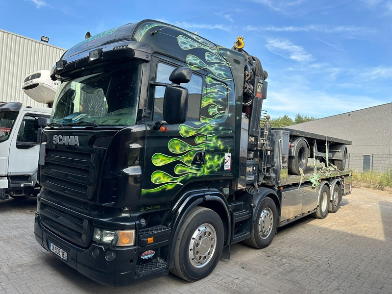 Scania R620 8x2 + CRANE HIAB 800EP-5 HiPro - RETARDER - LIFT/STEERING AXLE - HIGHLINE SLEEPER - LEATHER - ALCOA - Crane truck: picture 3 Scania R620 8x2 + CRANE HIAB 800EP-5 HiPro - RETARDER - LIFT/STEERING AXLE - HIGHLINE SLEEPER - LEATHER - ALCOA - Crane truck: picture 3
