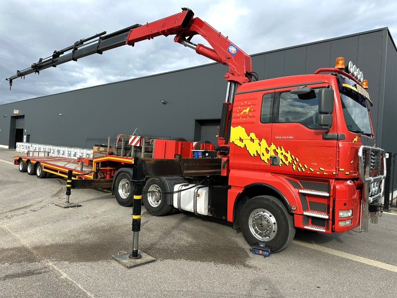 MAN TGA 33.530 6x4 - 90T + KRAN HMF 3720 K6 (17.3m) - RETARDER - MANUAL ZF - EURO 3 - 590.000km - ALCOA - BIG AXLES HUB REDUCTION - BE TRUCK - TOP ZUSTAND - Tractor unit: picture 1 MAN TGA 33.530 6x4 - 90T + KRAN HMF 3720 K6 (17.3m) - RETARDER - MANUAL ZF - EURO 3 - 590.000km - ALCOA - BIG AXLES HUB REDUCTION - BE TRUCK - TOP ZUSTAND - Tractor unit: picture 1