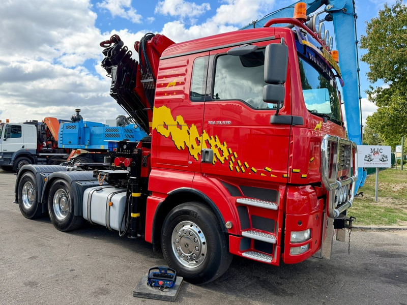 MAN TGA 33.530 6x4 - 90T ZSM + KRAN HMF 3720 K6 (17.3m) - RETARDER - MANUAL ZF - EURO 3 - 590.000km - ALCOA - BIG AXLES HUB REDUCTION - BE TRUCK - TOP CONDITION - Tractor unit: picture 1 MAN TGA 33.530 6x4 - 90T ZSM + KRAN HMF 3720 K6 (17.3m) - RETARDER - MANUAL ZF - EURO 3 - 590.000km - ALCOA - BIG AXLES HUB REDUCTION - BE TRUCK - TOP CONDITION - Tractor unit: picture 1
