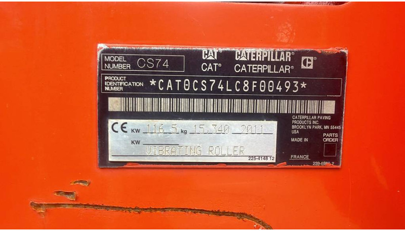 Cat CS74 - Roller: picture 5 Cat CS74 - Roller: picture 5