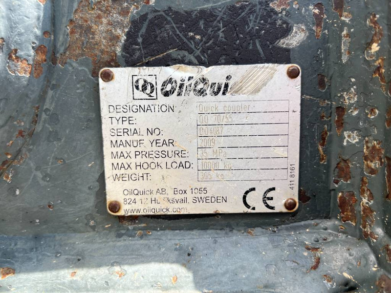 Quick coupler for Construction machinery OilQuick OQ70/55 - 323E: picture 14