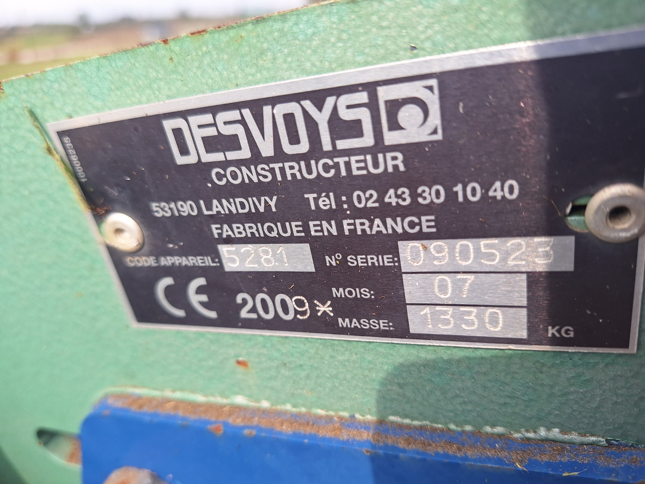 Desvoys  - Mower: picture 5 Desvoys  - Mower: picture 5