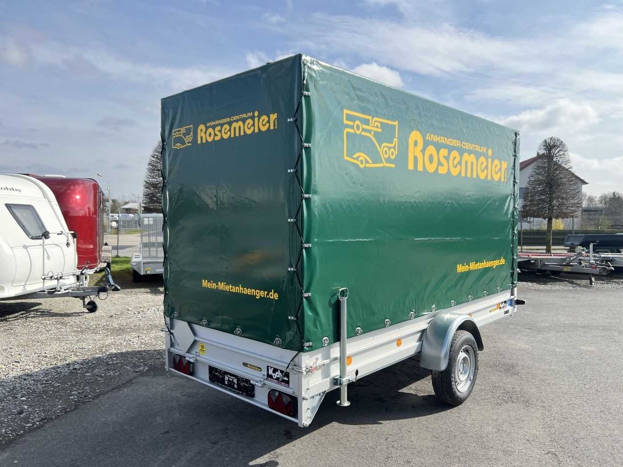 Car trailer KOCH 8.15 Plane Kastenanhänger gebremst: picture 14