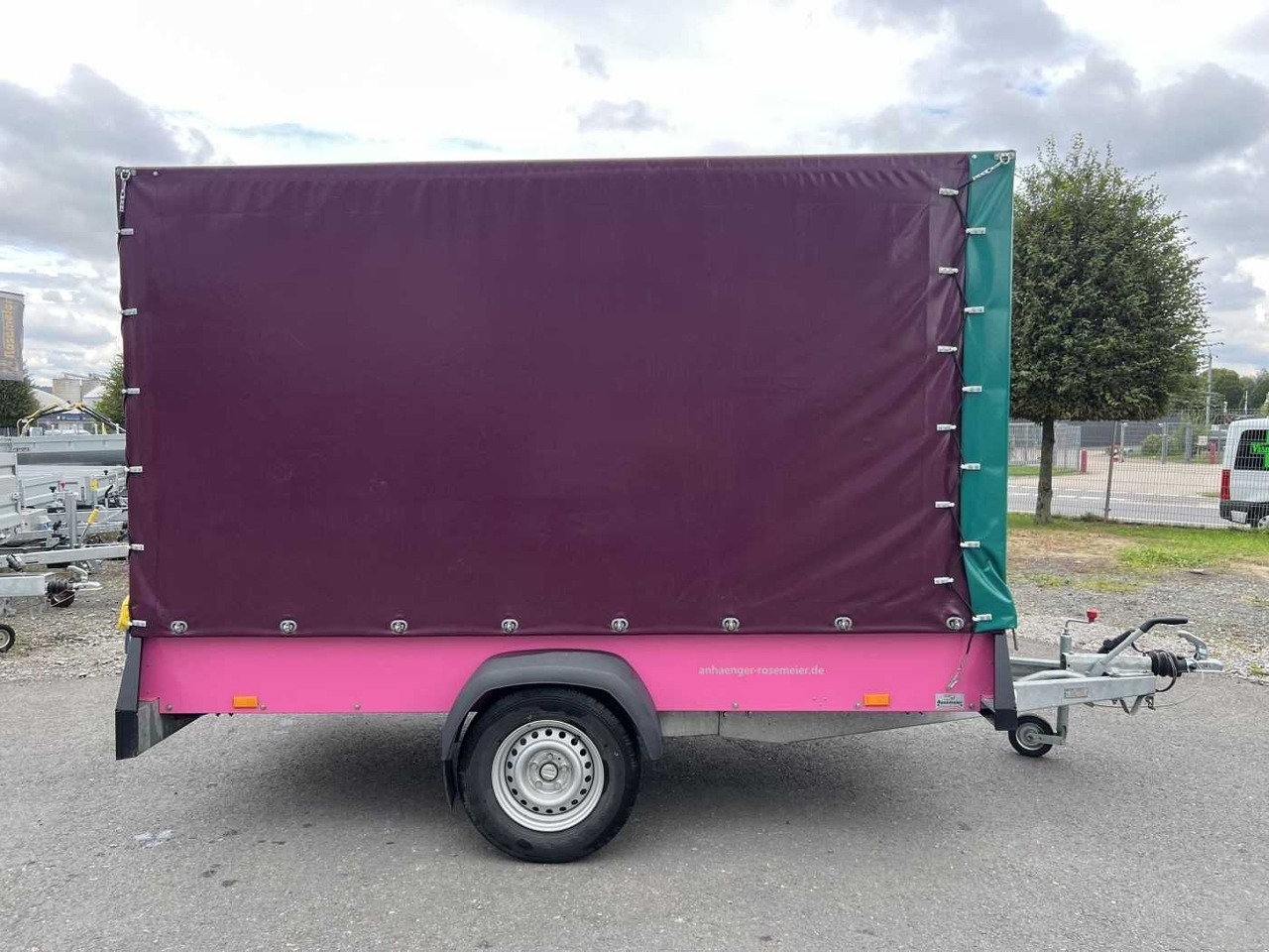 ROSEMEIER VE Spectrum C 13.30 mit Plane Kastenanhänger gebrem - Car trailer: picture 1 ROSEMEIER VE Spectrum C 13.30 mit Plane Kastenanhänger gebrem - Car trailer: picture 1