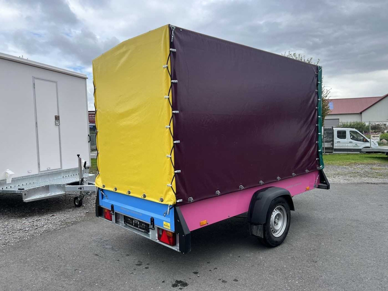 ROSEMEIER VE Spectrum C 13.30 mit Plane Kastenanhänger gebrem - Car trailer: picture 2 ROSEMEIER VE Spectrum C 13.30 mit Plane Kastenanhänger gebrem - Car trailer: picture 2