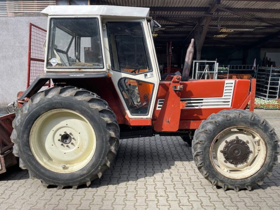 Farm tractor Fiat 880 DT mit fest angebauter Seilwinde: picture 1