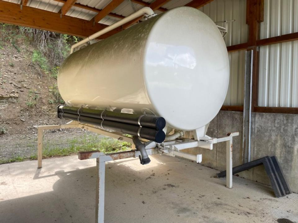 Wechselbrücke mit Silobehälter für den Mehltransport - Tank container: picture 1 Wechselbrücke mit Silobehälter für den Mehltransport - Tank container: picture 1