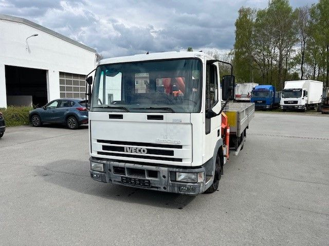 Flatbed van Iveco ML 75 E Pritsche mit Atlas Ladekran 60.1: picture 13