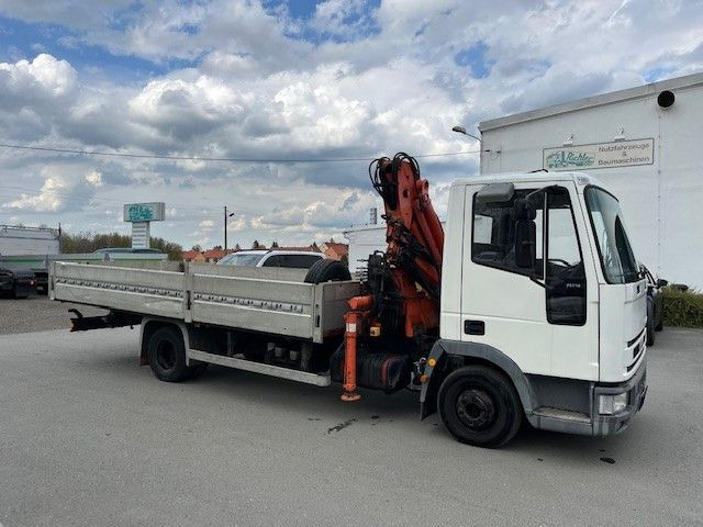 Flatbed van Iveco ML 75 E Pritsche mit Atlas Ladekran 60.1: picture 6