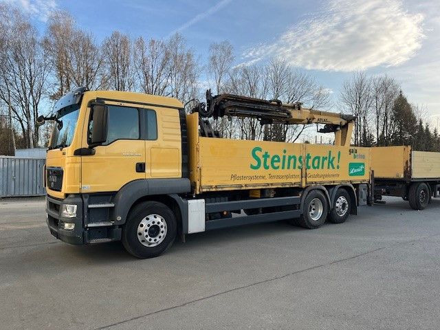 MAN TGS 26.400 Baustoff LKW mit Ladekran Atlas 210.2 MAN TGS 26.400 Baustoff LKW mit Ladekran Atlas 210.2 - Crane truck, Dropside/ Flatbed truck: picture 2 MAN TGS 26.400 Baustoff LKW mit Ladekran Atlas 210.2 MAN TGS 26.400 Baustoff LKW mit Ladekran Atlas 210.2 - Crane truck, Dropside/ Flatbed truck: picture 2