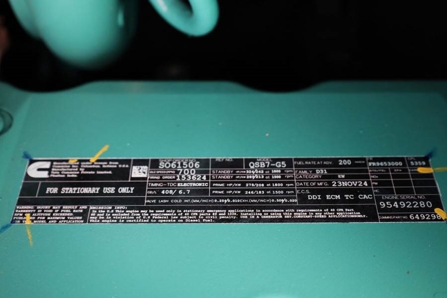 Cummins C220D5EQ Declaration of Conformity, Diesel, 220kVA - Generator set: picture 5 Cummins C220D5EQ Declaration of Conformity, Diesel, 220kVA - Generator set: picture 5