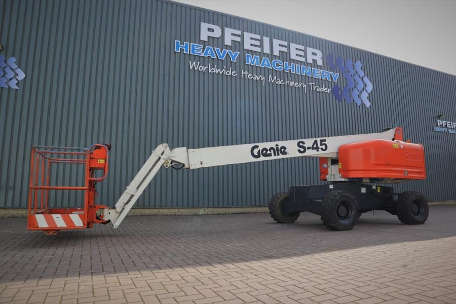 Genie S45 Valid inspection, Diesel, 4x4 Drive, 15.72 m W - Telescopic boom: picture 1 Genie S45 Valid inspection, Diesel, 4x4 Drive, 15.72 m W - Telescopic boom: picture 1