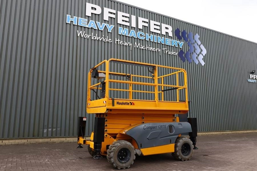 Haulotte Compact 12RTE Electric, 12m Working Height, 450kg - Scissor lift: picture 1 Haulotte Compact 12RTE Electric, 12m Working Height, 450kg - Scissor lift: picture 1