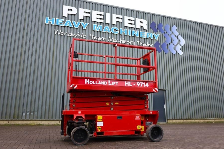 Holland Lift Ecostar HL-9714 Electric, 12m Working Height, 325k - Scissor lift: picture 1 Holland Lift Ecostar HL-9714 Electric, 12m Working Height, 325k - Scissor lift: picture 1