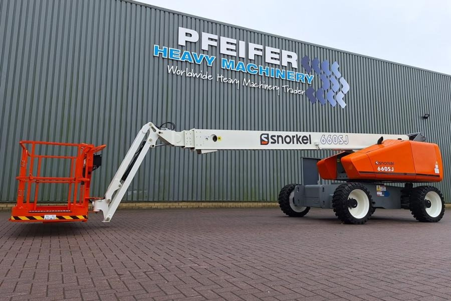Snorkel 660SJ Valid Inspection, *Guarantee! CE, Diesel, 4x  - Telescopic boom: picture 1 Snorkel 660SJ Valid Inspection, *Guarantee! CE, Diesel, 4x  - Telescopic boom: picture 1