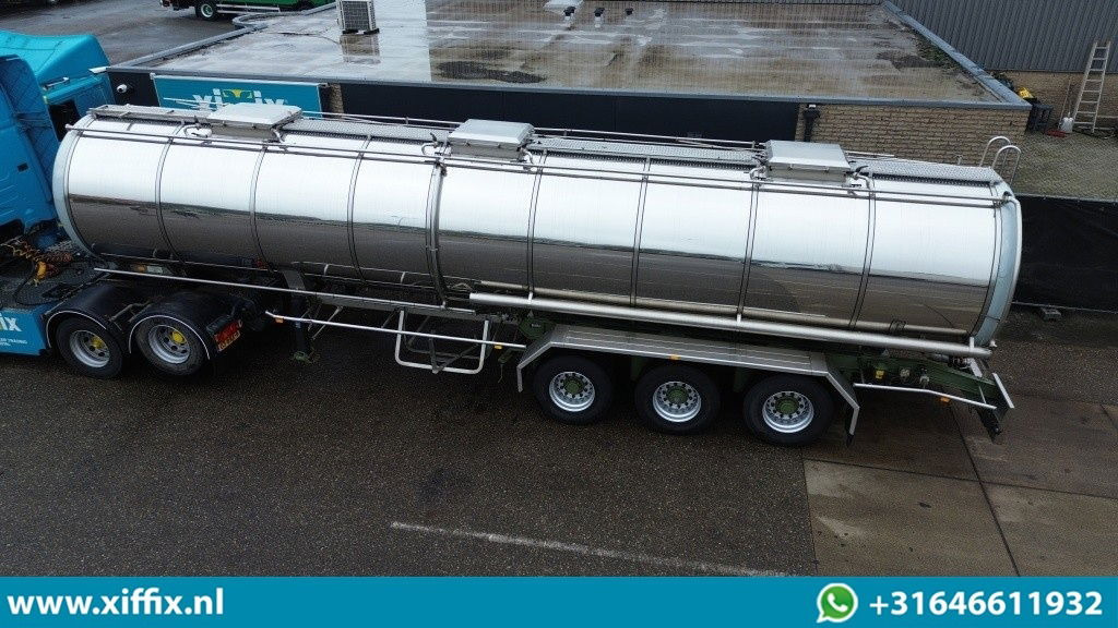 Burg 3-ass. Geisoleerde RVS tank oplegger / Food / 1 Compartiment - Tank semi-trailer: picture 2 Burg 3-ass. Geisoleerde RVS tank oplegger / Food / 1 Compartiment - Tank semi-trailer: picture 2