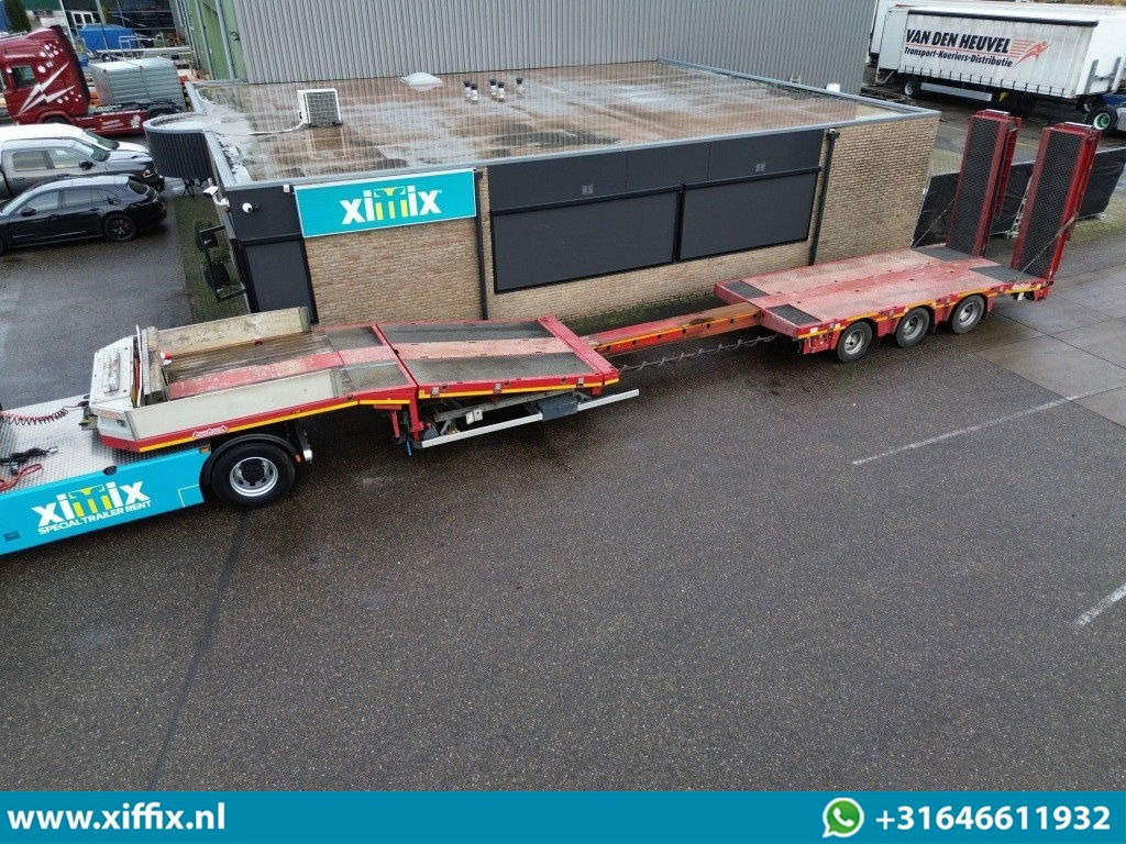 Nooteboom 3-ass. Uitschuifbare semi dieplader met dubbele hydr. Kleppen en Hefbed / Naloop gestuurd - Low loader semi-trailer: picture 1 Nooteboom 3-ass. Uitschuifbare semi dieplader met dubbele hydr. Kleppen en Hefbed / Naloop gestuurd - Low loader semi-trailer: picture 1