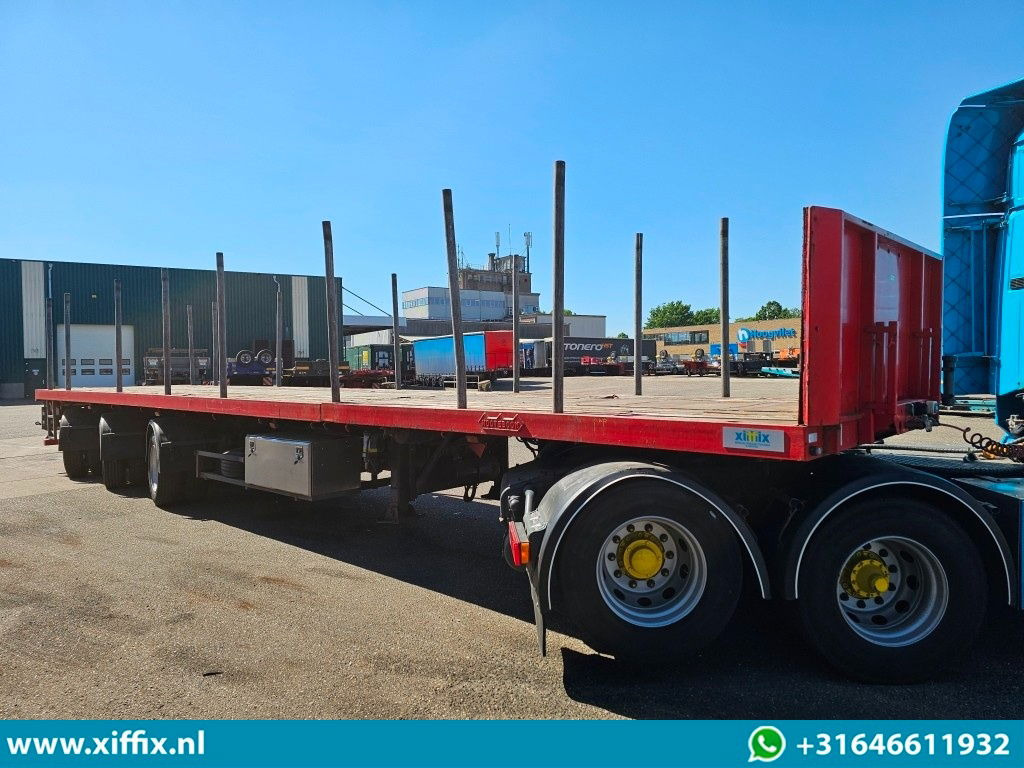 Nooteboom 3-ass. Vlakke dubbel 2x uitschuifbare oplegger / 3x gestuurd - Dropside/ Flatbed semi-trailer: picture 4 Nooteboom 3-ass. Vlakke dubbel 2x uitschuifbare oplegger / 3x gestuurd - Dropside/ Flatbed semi-trailer: picture 4