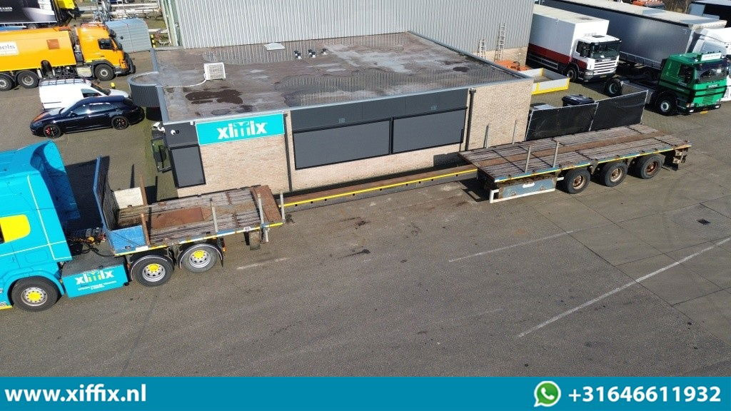 Nooteboom 3-ass. Vlakke uitschuifbare oplegger / 3x gestuurd - Dropside/ Flatbed semi-trailer: picture 1 Nooteboom 3-ass. Vlakke uitschuifbare oplegger / 3x gestuurd - Dropside/ Flatbed semi-trailer: picture 1