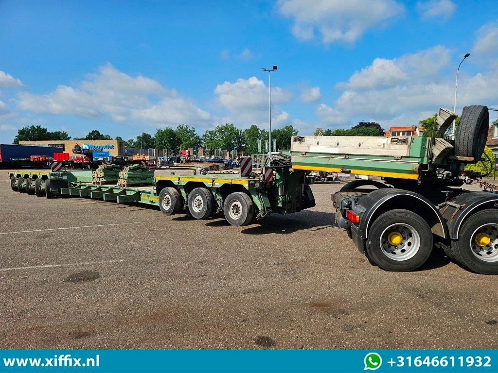SCHEUERLE 3bed5 Uitschuifbare dieplader met afneembare nek / Pendel assen - Low loader semi-trailer: picture 4 SCHEUERLE 3bed5 Uitschuifbare dieplader met afneembare nek / Pendel assen - Low loader semi-trailer: picture 4