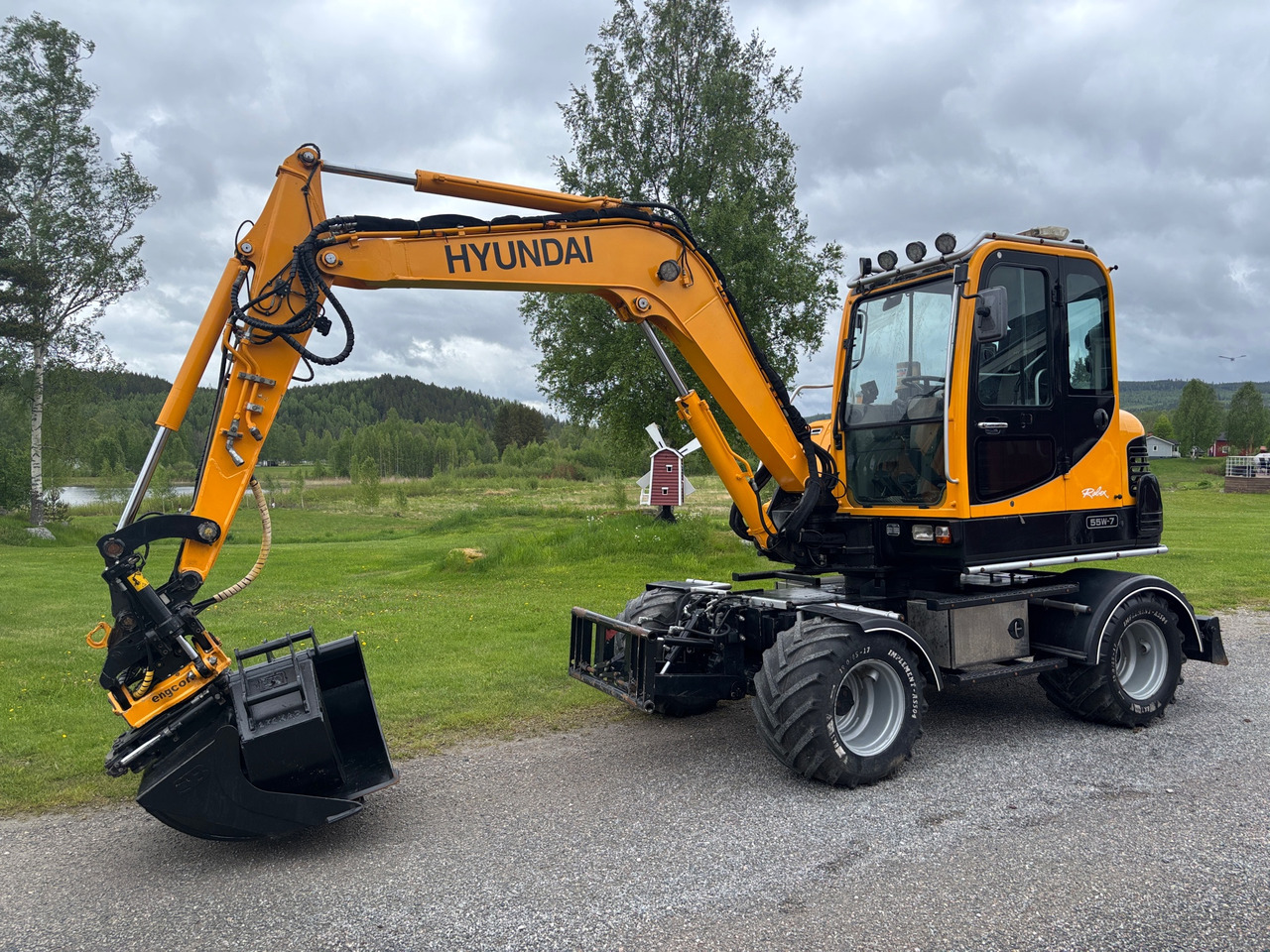 Hyundai Robex 55W-7 - Excavator: picture 1 Hyundai Robex 55W-7 - Excavator: picture 1