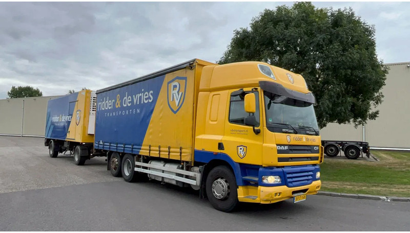 DAF CF 85.410 Schuifzijlen wagen 6x2 Daf CF85 - Box truck: picture 1 DAF CF 85.410 Schuifzijlen wagen 6x2 Daf CF85 - Box truck: picture 1