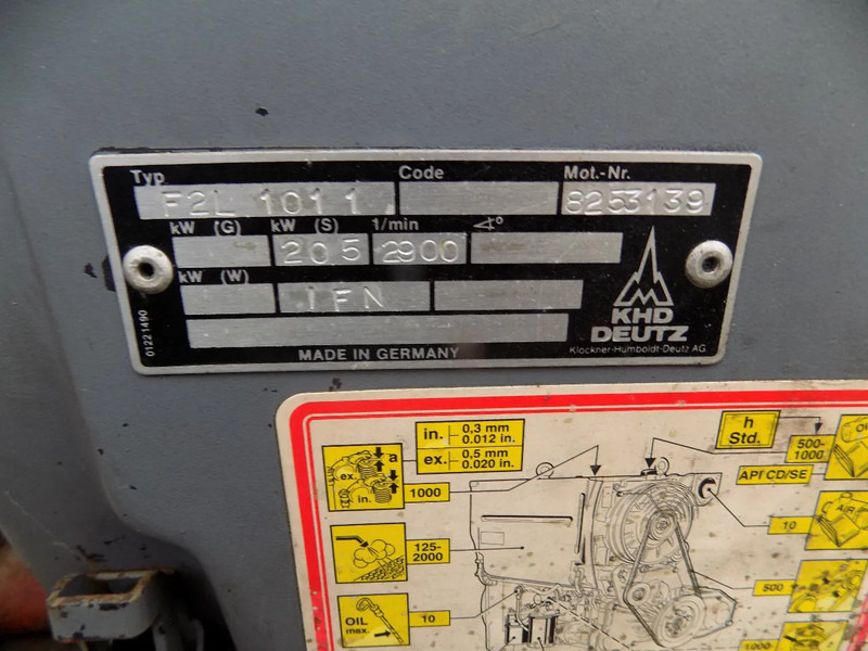 Ingersoll Rand compressor deutz typ 1011 met tandem aanhanger - Air compressor: picture 5 Ingersoll Rand compressor deutz typ 1011 met tandem aanhanger - Air compressor: picture 5