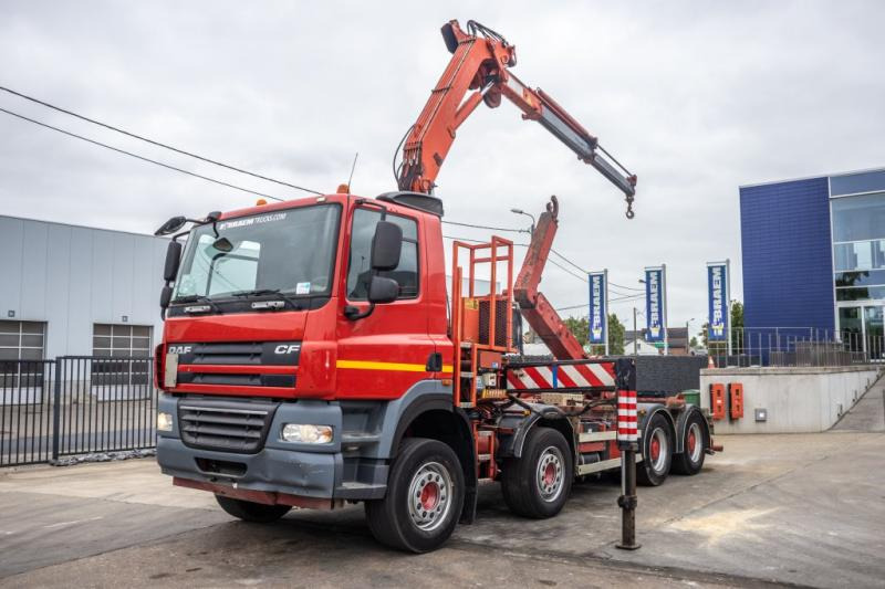 DAF CF 410-8X4+MKG 141A2 - EURO 5 - Hook lift truck, Crane truck: picture 1 DAF CF 410-8X4+MKG 141A2 - EURO 5 - Hook lift truck, Crane truck: picture 1