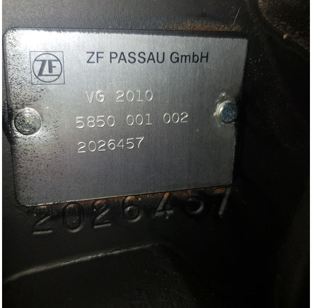 Ginaf VG2010 5850001002 - Gearbox: picture 2 Ginaf VG2010 5850001002 - Gearbox: picture 2