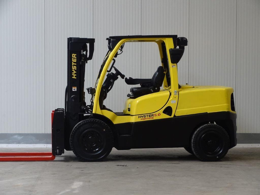 Hyster H5.0FT - Container-Indoor-Stapler -TRIPLEX - Diesel forklift: picture 3 Hyster H5.0FT - Container-Indoor-Stapler -TRIPLEX - Diesel forklift: picture 3