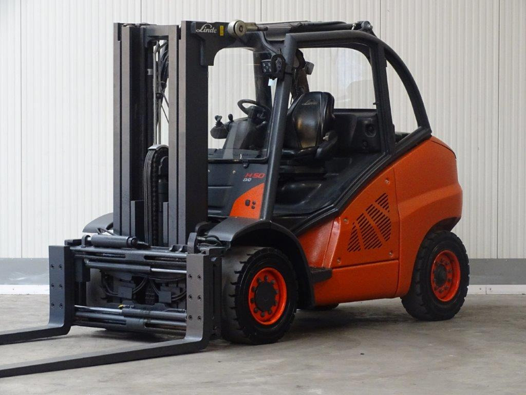 Linde H50D-02 -Container-Indoor-Stapler -TRIPLEX - Diesel forklift: picture 1 Linde H50D-02 -Container-Indoor-Stapler -TRIPLEX - Diesel forklift: picture 1