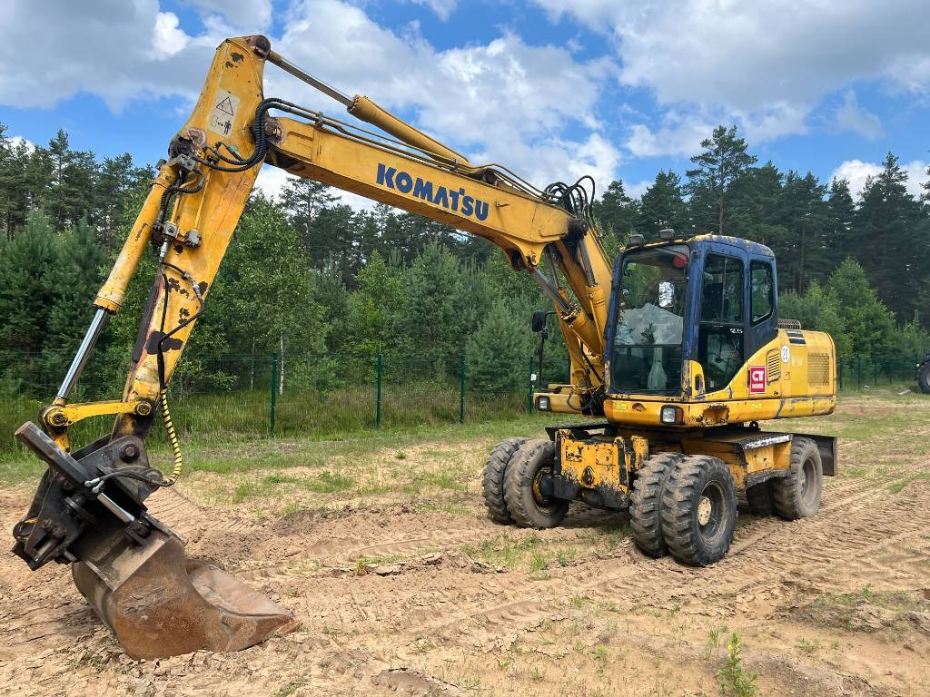 Komatsu PW 160 ES-7K - Wheel excavator: picture 1 Komatsu PW 160 ES-7K - Wheel excavator: picture 1