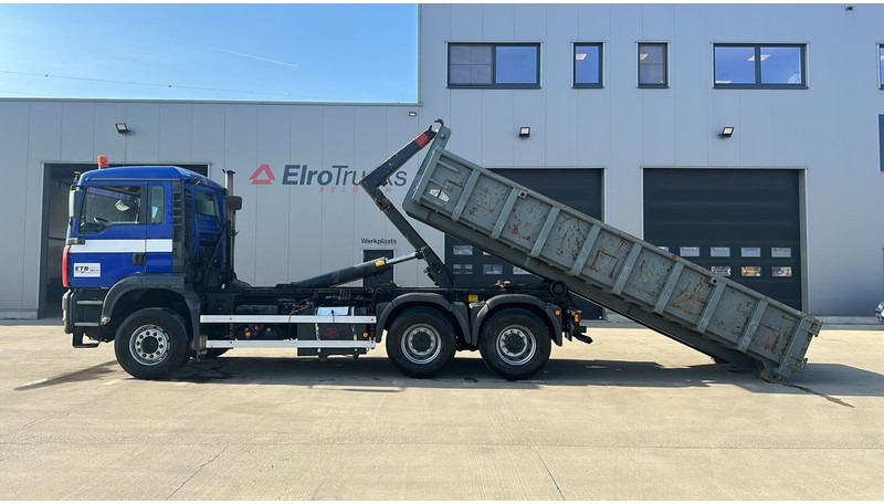 Hook lift truck MAN TGA 26.460 (WITH CONTAINER / BELGIAN TRUCK / PERFECT / 6X4 / MANUAL GEARBOX / BOITE MANUELLE): picture 8
