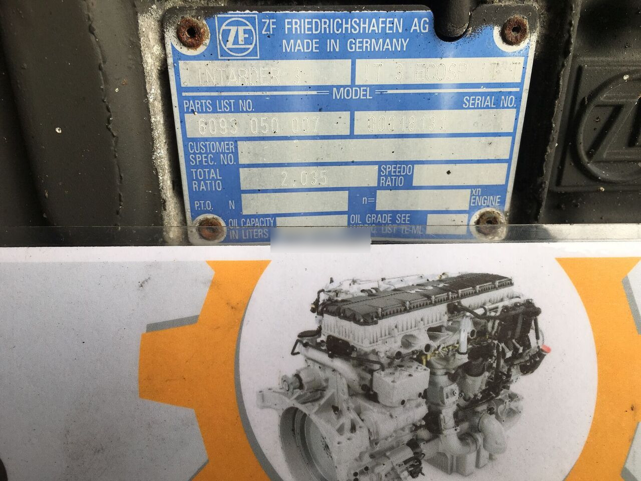 ZF 16S2331TD 1356052026 truck - Gearbox for Truck: picture 4 ZF 16S2331TD 1356052026 truck - Gearbox for Truck: picture 4