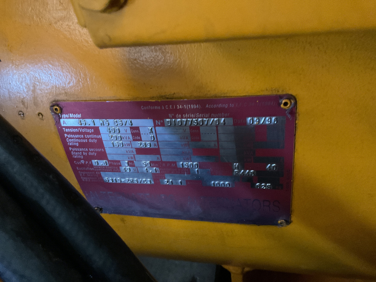 Volvo SDMO generator set. 200KVA. Very complete. Tested and approved. - Generator set: picture 4 Volvo SDMO generator set. 200KVA. Very complete. Tested and approved. - Generator set: picture 4