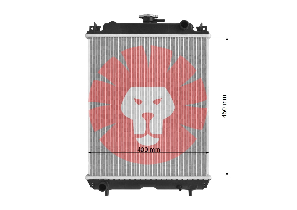 CATERPILLAR MM45B - Radiator for Mini excavator: picture 3 CATERPILLAR MM45B - Radiator for Mini excavator: picture 3