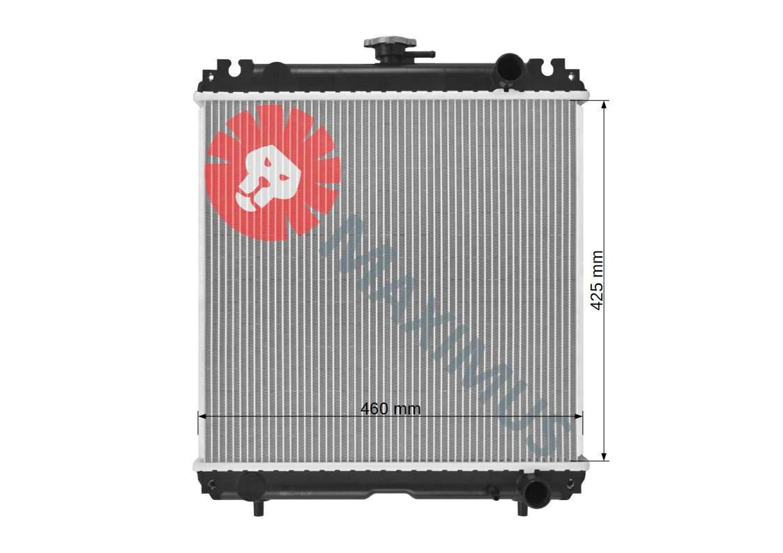 YANMAR 3TNV88 - Radiator for Compact tractor: picture 3 YANMAR 3TNV88 - Radiator for Compact tractor: picture 3