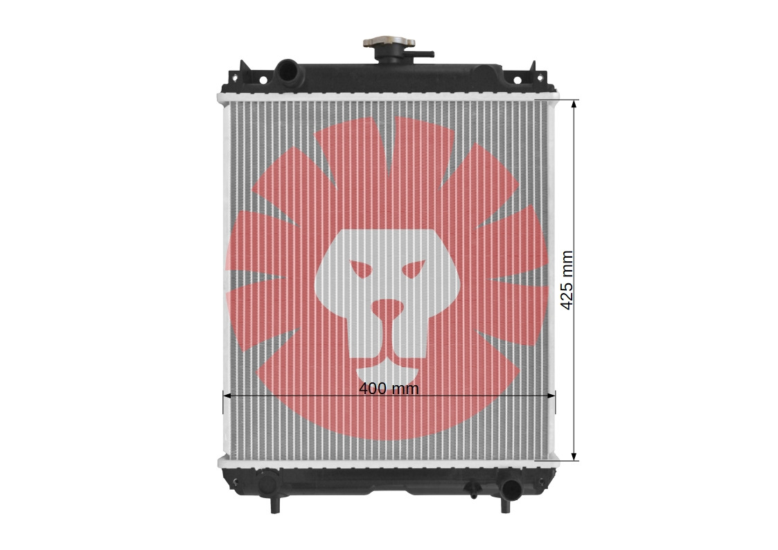 YANMAR US40 US46 US50 - Radiator for Compact tractor: picture 3 YANMAR US40 US46 US50 - Radiator for Compact tractor: picture 3