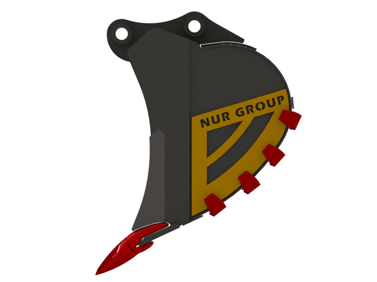 HEAVY DUTY DIGGING BUCKET - NG ATTACHMENTS - Bucket for Excavator: picture 4 HEAVY DUTY DIGGING BUCKET - NG ATTACHMENTS - Bucket for Excavator: picture 4