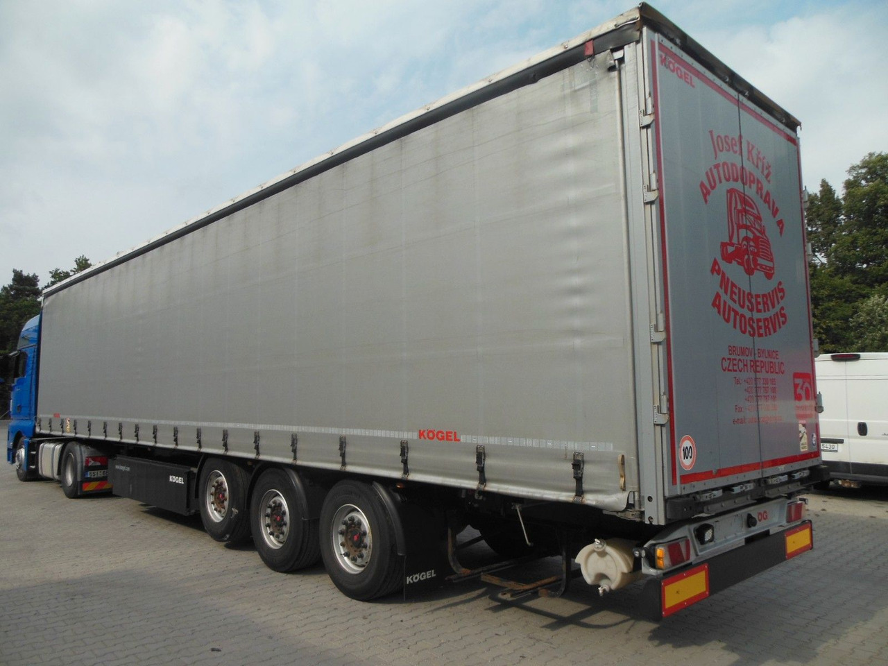 Kögel SN 24, SAF, PALETTEN BOX, - Curtainsider semi-trailer: picture 4 Kögel SN 24, SAF, PALETTEN BOX, - Curtainsider semi-trailer: picture 4