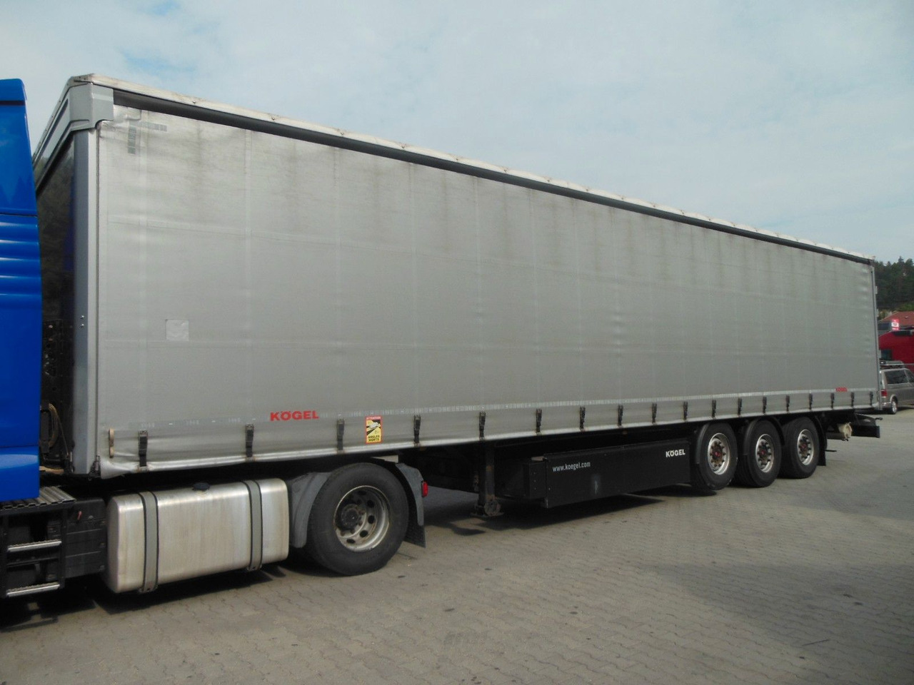Kögel SN 24, SAF, PALETTEN BOX, - Curtainsider semi-trailer: picture 1 Kögel SN 24, SAF, PALETTEN BOX, - Curtainsider semi-trailer: picture 1