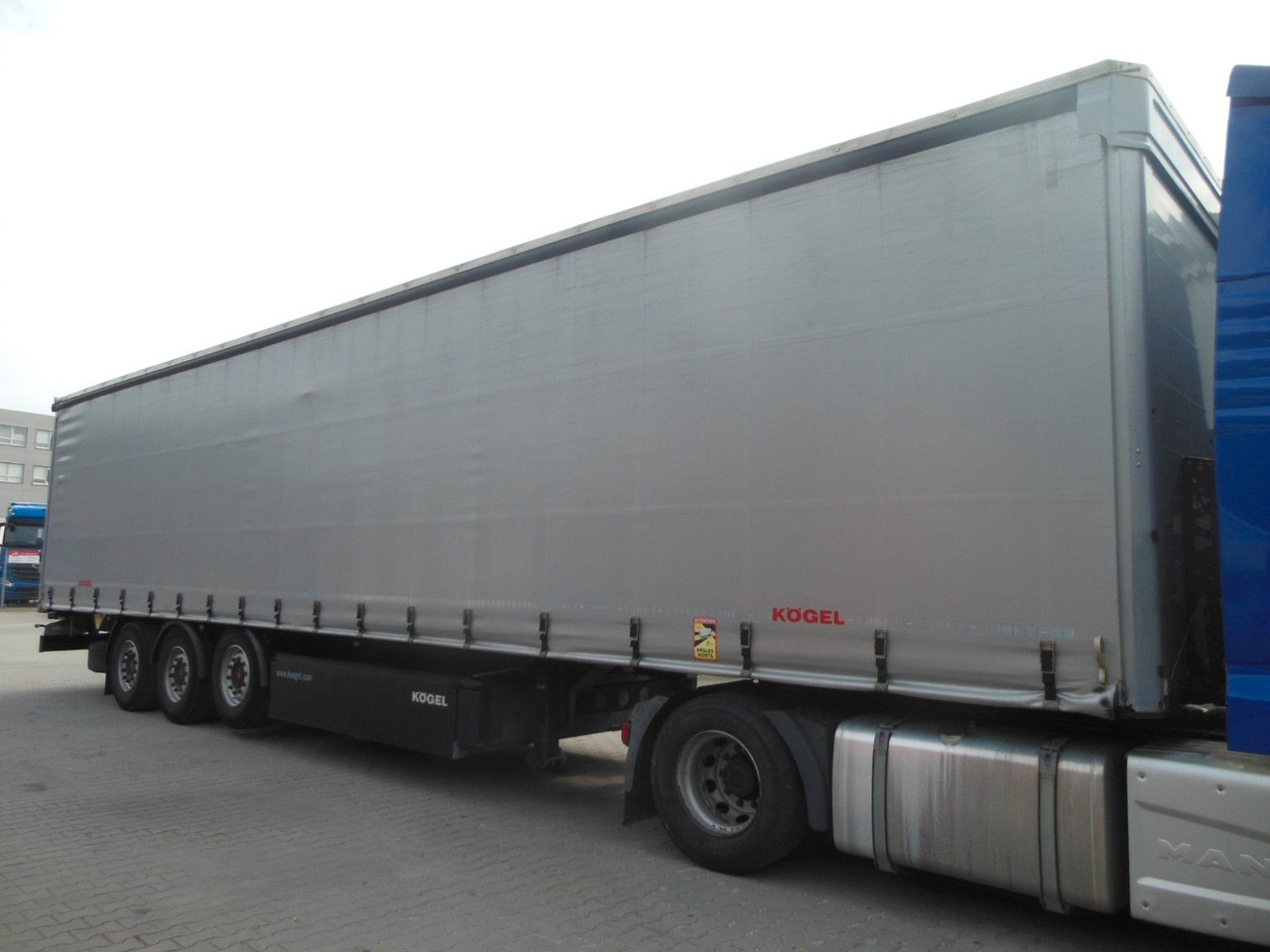 Kögel SN 24, SAF, PALETTEN BOX, - Curtainsider semi-trailer: picture 2 Kögel SN 24, SAF, PALETTEN BOX, - Curtainsider semi-trailer: picture 2
