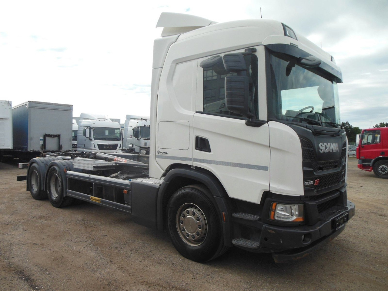 Scania G500, 6X4, RETARDER, PALFINGER T20 - Hook lift truck: picture 2 Scania G500, 6X4, RETARDER, PALFINGER T20 - Hook lift truck: picture 2