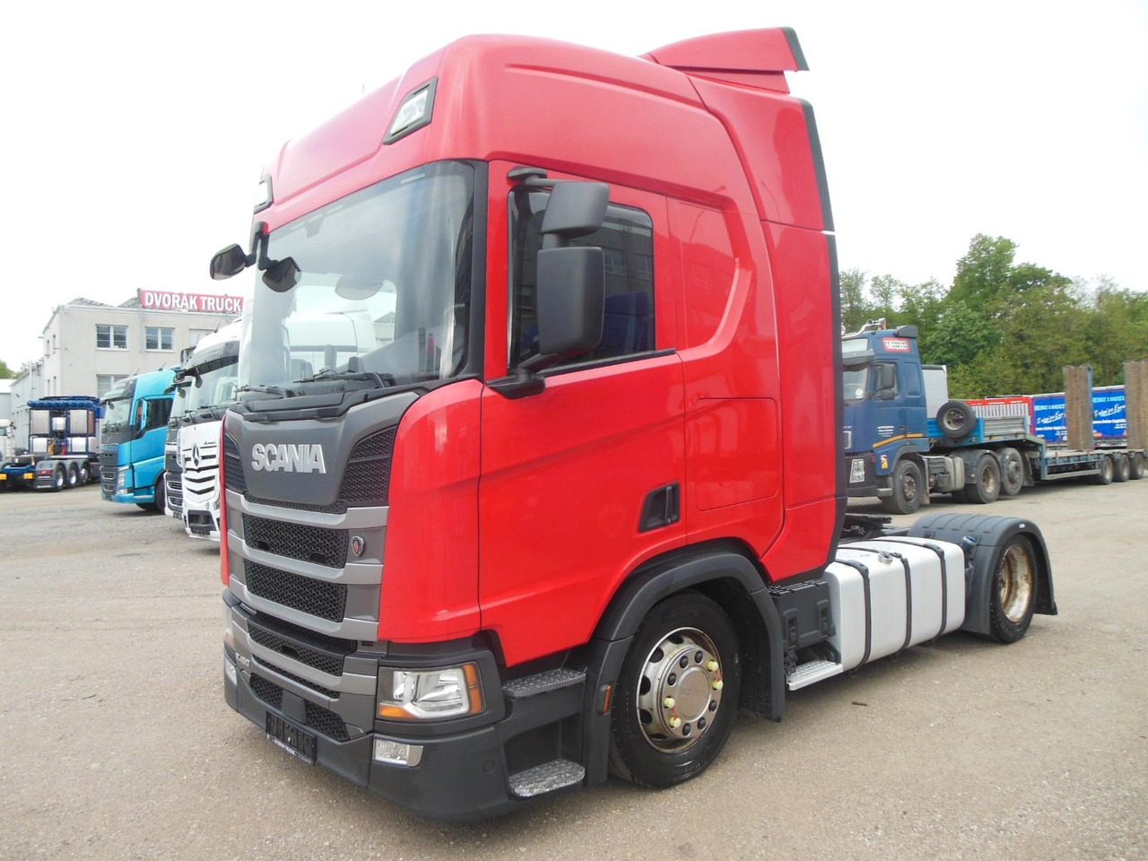 Scania R450 LOWDECK, RETARDER, STANDKLIMA, VOLL LUFT Scania R450 LOWDECK, RETARDER, STANDKLIMA, VOLL LUFT - Tractor unit: picture 1 Scania R450 LOWDECK, RETARDER, STANDKLIMA, VOLL LUFT Scania R450 LOWDECK, RETARDER, STANDKLIMA, VOLL LUFT - Tractor unit: picture 1