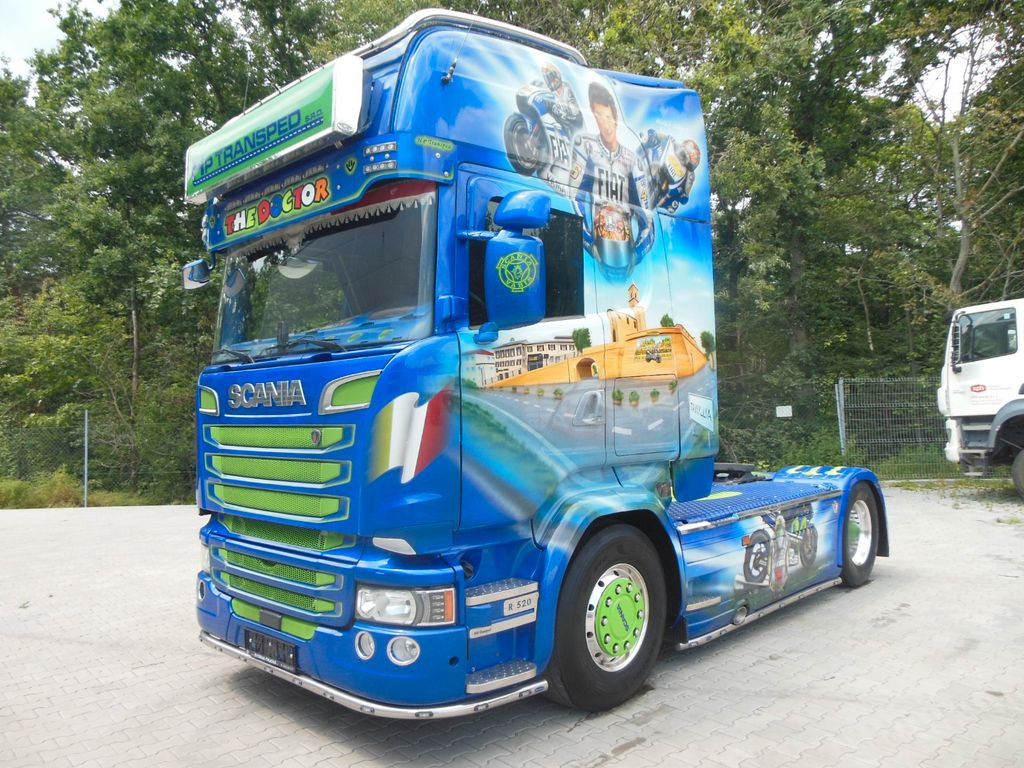 Scania R520, V8, ROSSI, LEDER, TOP!!! Scania R520, V8, ROSSI, LEDER, TOP!!! - Tractor unit: picture 1 Scania R520, V8, ROSSI, LEDER, TOP!!! Scania R520, V8, ROSSI, LEDER, TOP!!! - Tractor unit: picture 1