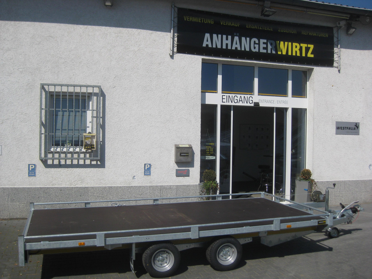 Auto Transporter 406x200cm Reling Winde Rampen Lfh 56cm 10" (XL) 2700kg Top Deal Aktion - Autotransporter trailer: picture 4 Auto Transporter 406x200cm Reling Winde Rampen Lfh 56cm 10" (XL) 2700kg Top Deal Aktion - Autotransporter trailer: picture 4
