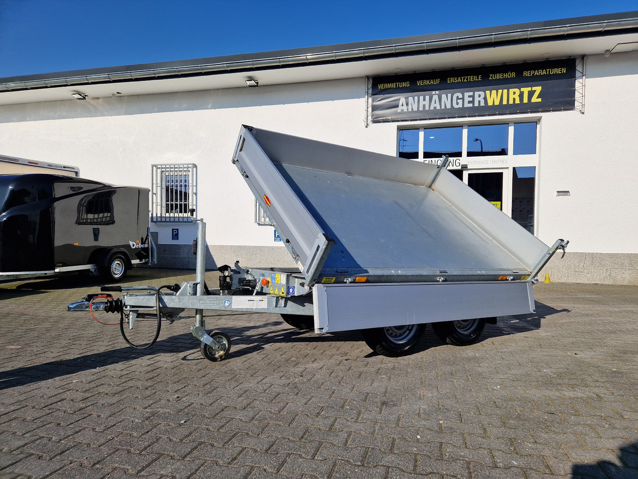 Tipper trailer Böckmann Kipper DK AL 2516/27 256x165x30cm Elektro + NHP Pendel (S) 2700kg: picture 16