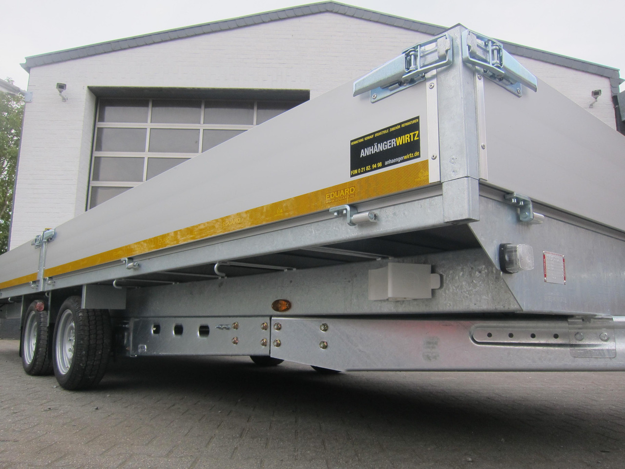 Multi Transporter 606x220x30cm Lfh: 63cm Auffahrrampen Alu Winde (XXXL) 3500kg Aktion - Dropside/ Flatbed trailer: picture 3 Multi Transporter 606x220x30cm Lfh: 63cm Auffahrrampen Alu Winde (XXXL) 3500kg Aktion - Dropside/ Flatbed trailer: picture 3