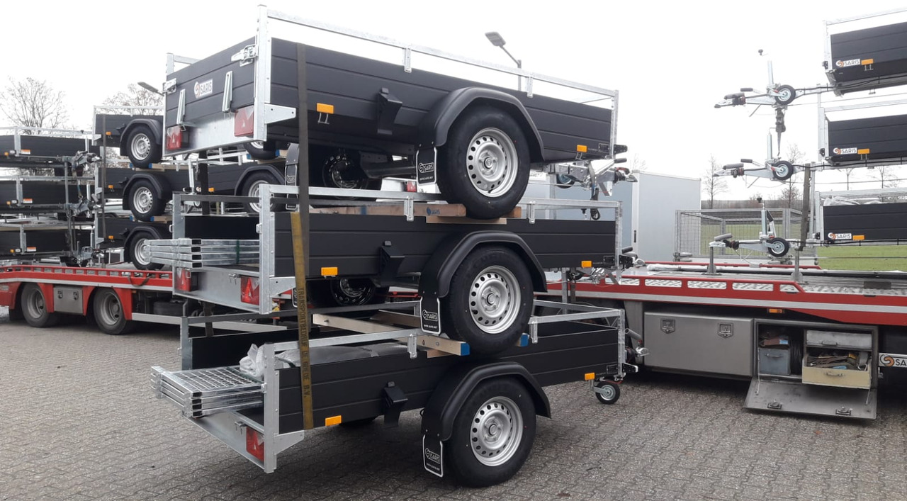 Car trailer Saris Anhänger DV135 McAlu Pro MP 255x133x44cm black klappbare Vorderwand 1350kg: picture 9
