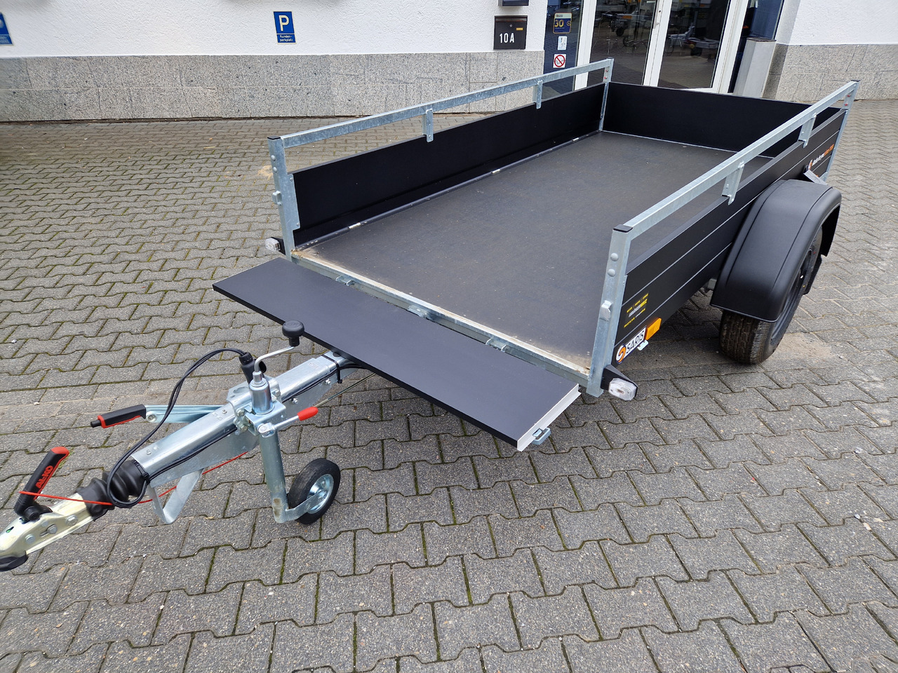 Car trailer Saris Anhänger DV135 McAlu Pro MP 255x133x44cm black klappbare Vorderwand 1350kg: picture 7